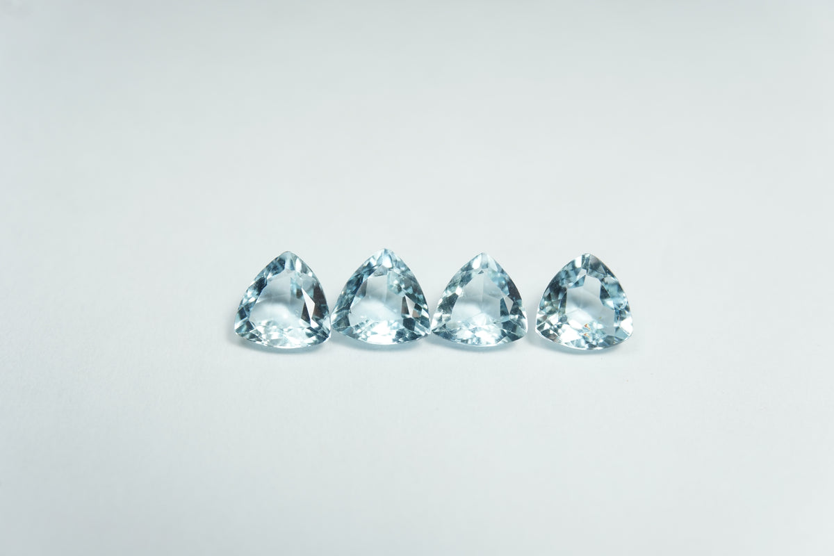 1.85ct Aquamarines calibrated 5mm
