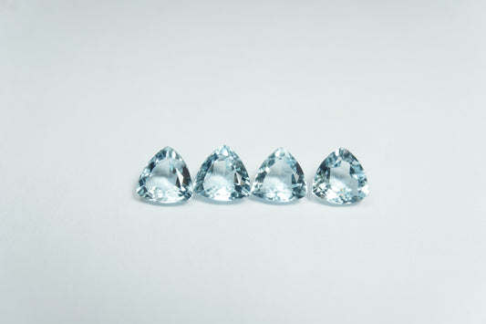 1.85ct Aquamarines calibrated 5mm