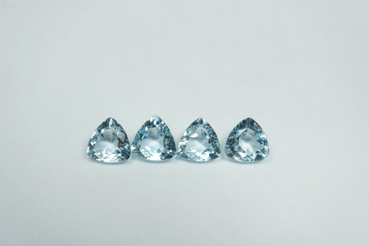 1.85ct Aquamarines calibrated 5mm