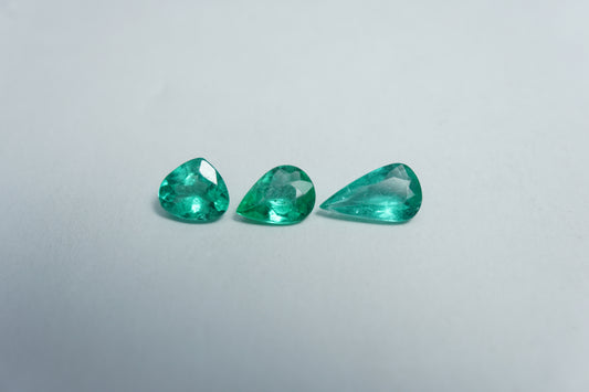 1.15ct Emerald 8x4.5mm / 6x5mm / 5mm