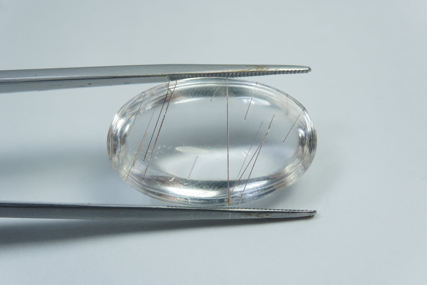 21.80ct Quartz with inclusion cabochon 26x16mm