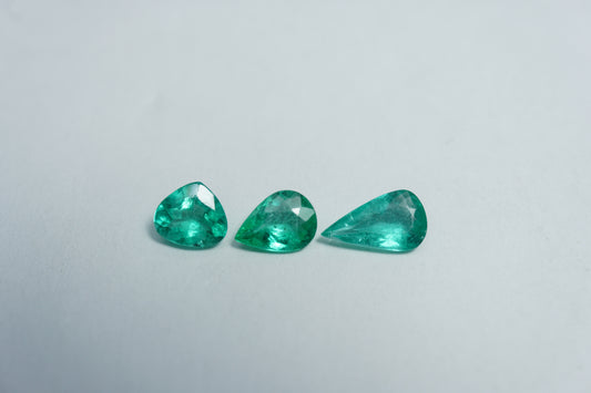 1.15ct Emerald 8x4.5mm / 6x5mm / 5mm