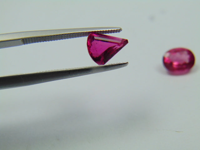 2.15ct Rubellite 7x6mm 8x6mm