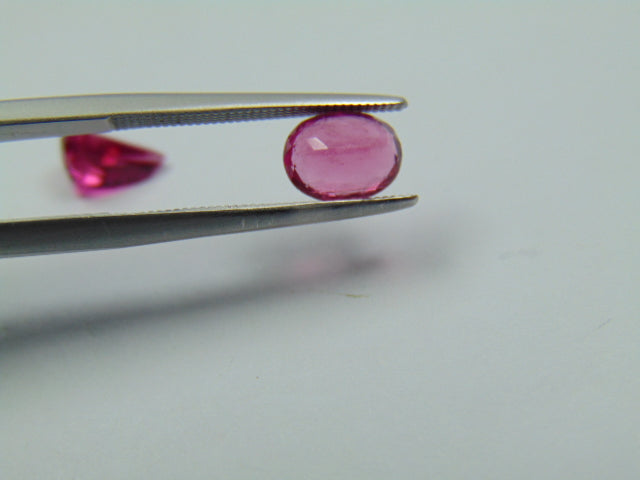 2.15ct Rubellite 7x6mm 8x6mm