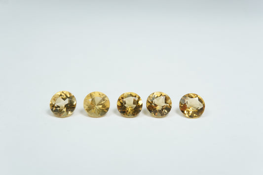 2.34ct Citrines 5mm