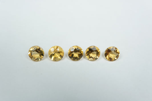 2.34ct Citrines 5mm