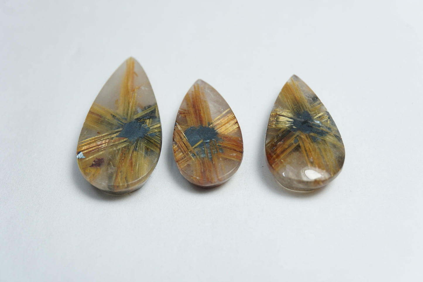 34.40ct Rutile 26x12mm / 21x11mm / 20x10mm