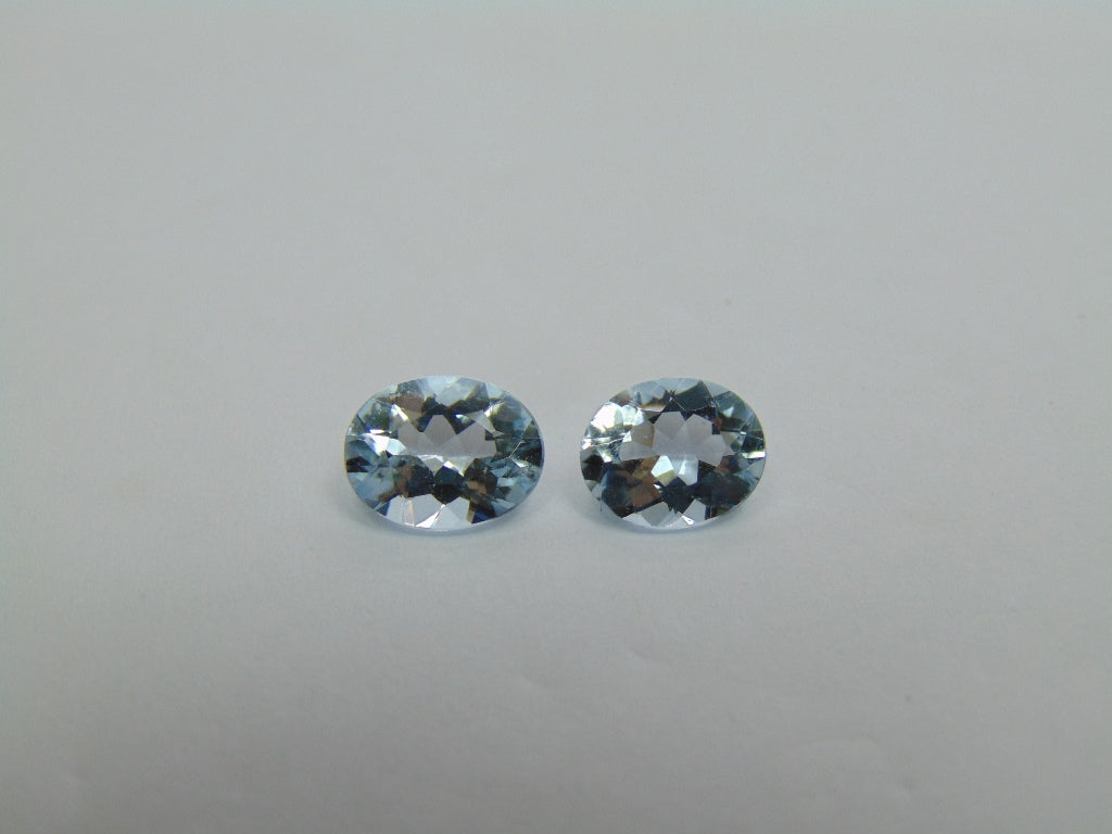 2.70ct Aquamarine 8x7mm 9x7mm