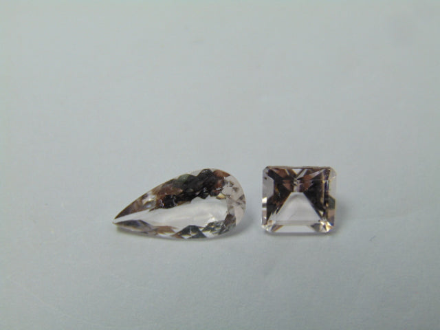 3.55ct Morganite 14x7mm 7mm