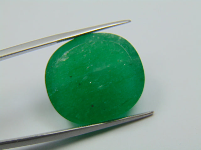 41.50ct Quartz Green Cabochon 23x20mm