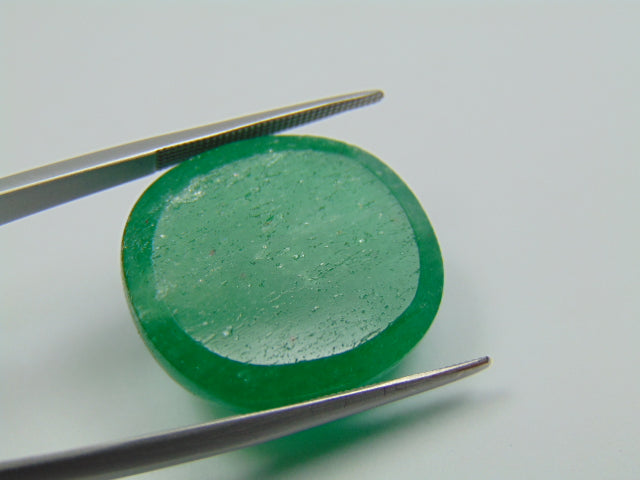 41.50ct Quartz Green Cabochon 23x20mm