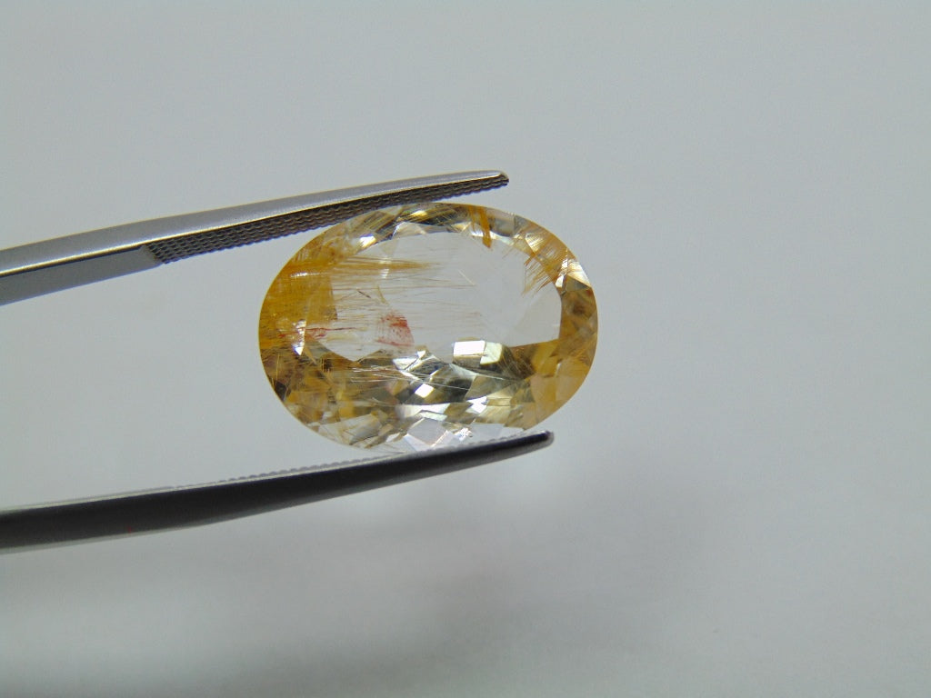 12.75ct Topaz With Rutile 17x12mm