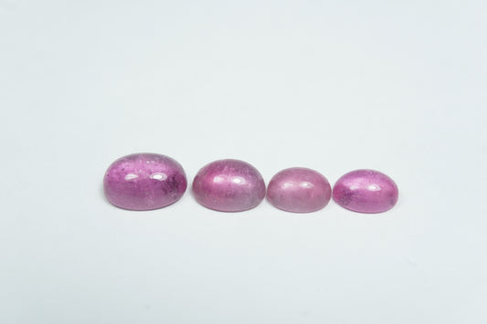 5.78ct Tourmalines cabochon 9x7mm / 8x6mm / 7x5mm / 7x5mm