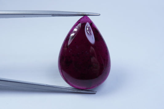 30.40ct Rubellite cabochon 28x20mm
