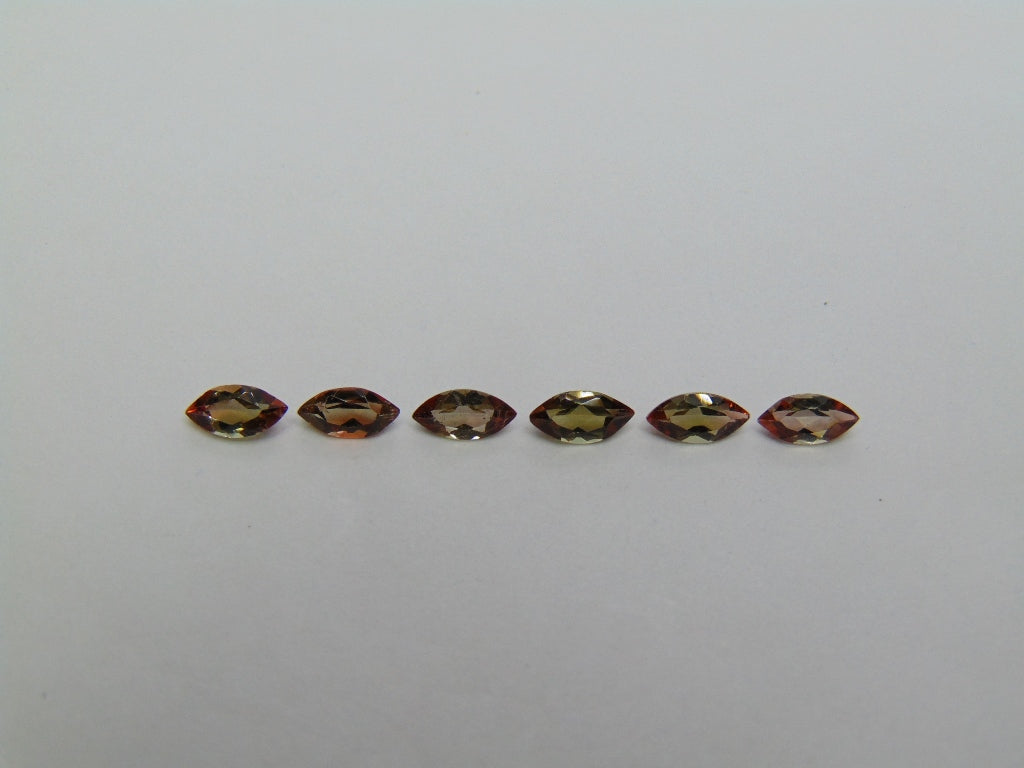 1.34ct Andalusite Calibrated 6x3mm