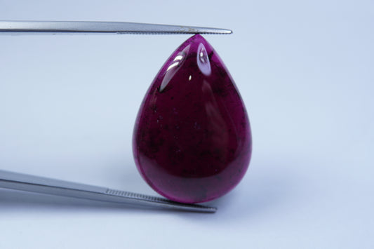 30.40ct Rubellite cabochon 28x20mm