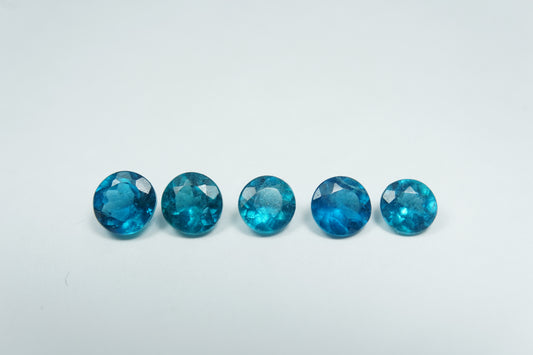 3.06ct Apatites 5mm to 5.5mm