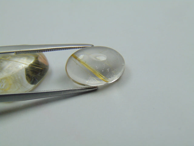 18.75ct Rutile Cabochon 14x16mm 14x9mm