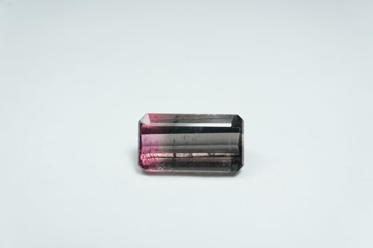 4.37ct Tourmaline bicolor 12.5x7mm