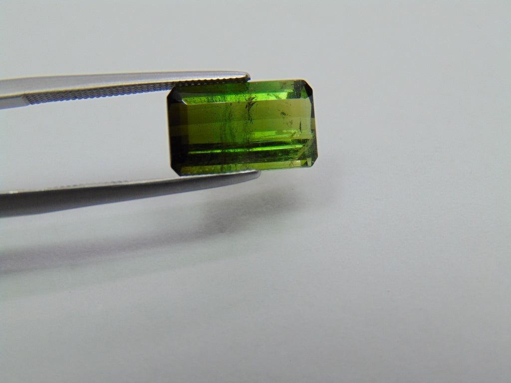 3.75ct Tourmaline Bicolor 12x7mm