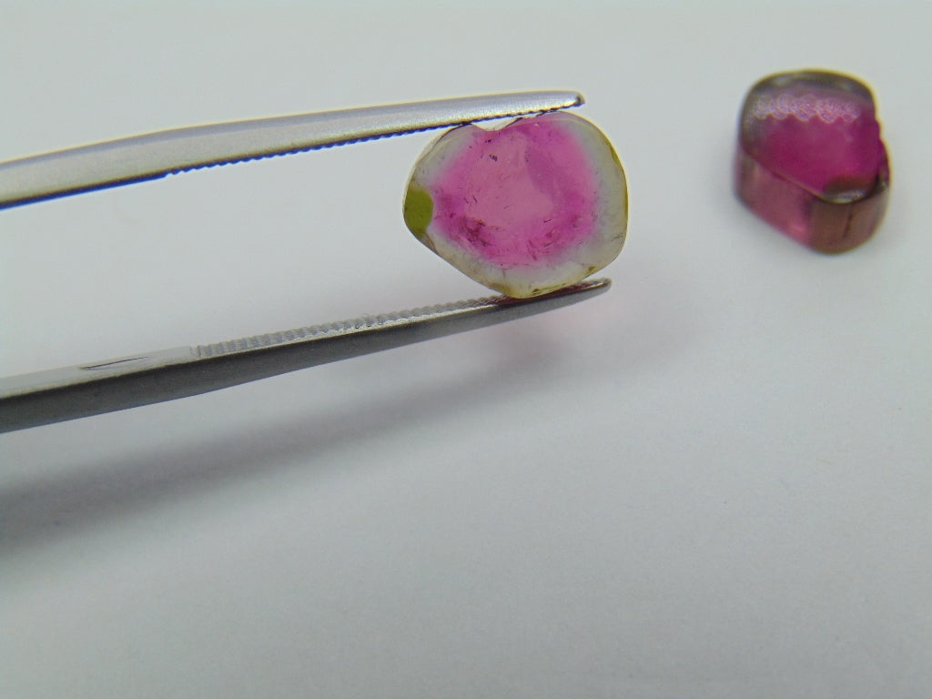 6.50ct Watermelon Tourmaline 9x8mm