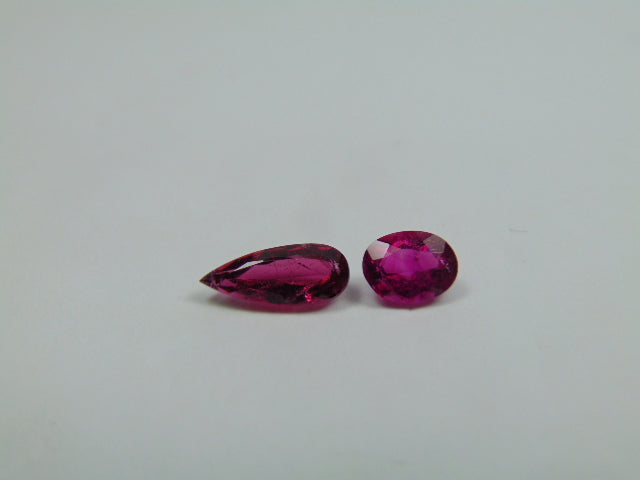 2.75ct Rubellite 12x5 7.5x6mm