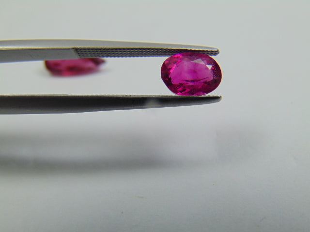 2.75ct Rubellite 12x5 7.5x6mm
