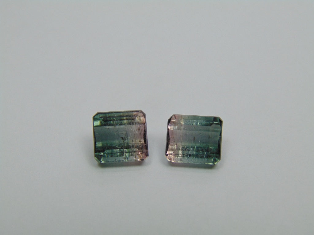 7.55ct Tourmaline Bicolor 9x8mm