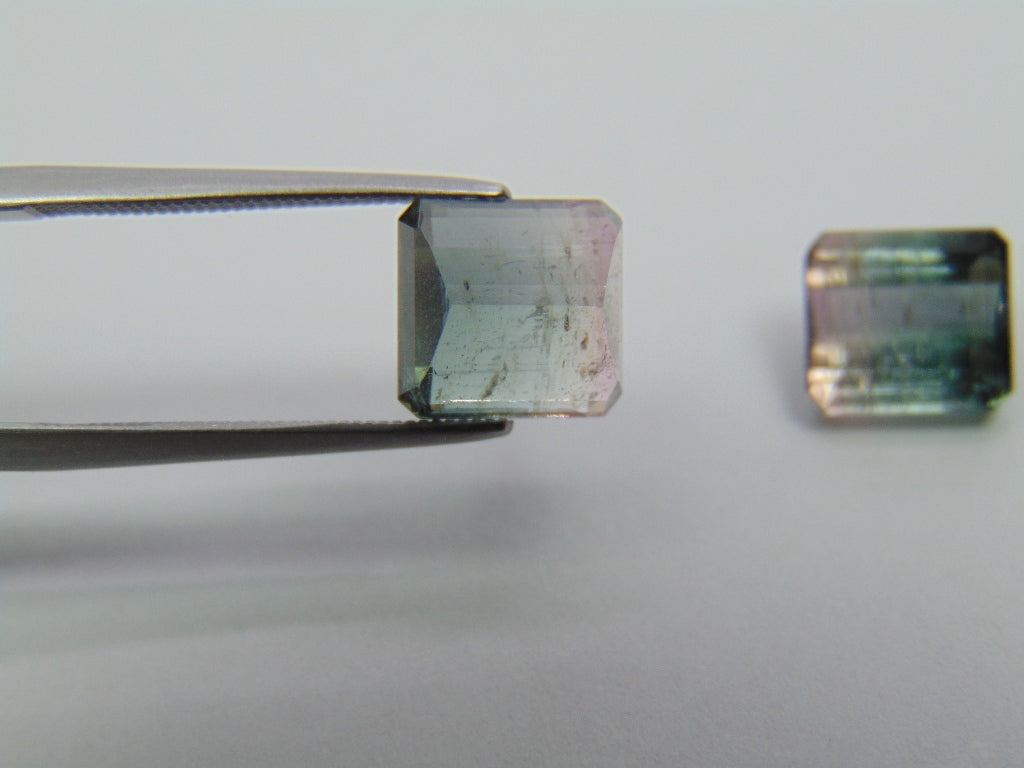 7.55ct Tourmaline Bicolor 9x8mm