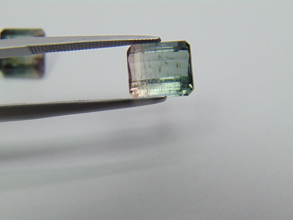 7.55ct Tourmaline Bicolor 9x8mm