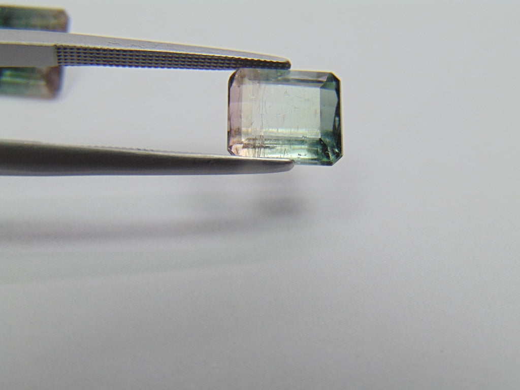 7.55ct Tourmaline Bicolor 9x8mm