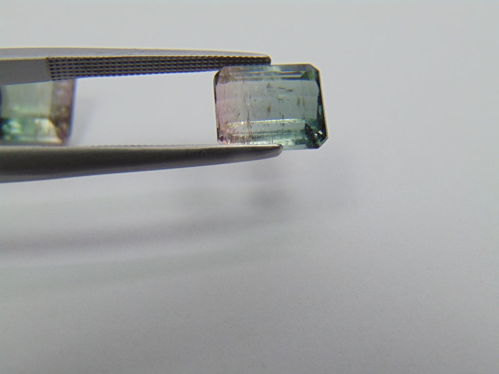 7.55ct Tourmaline Bicolor 9x8mm