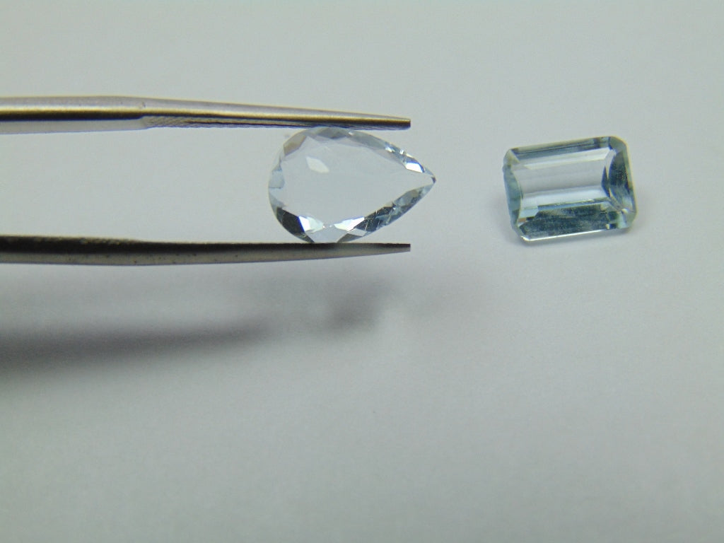 5.40ct Topaz 11x8mm 9x7mm