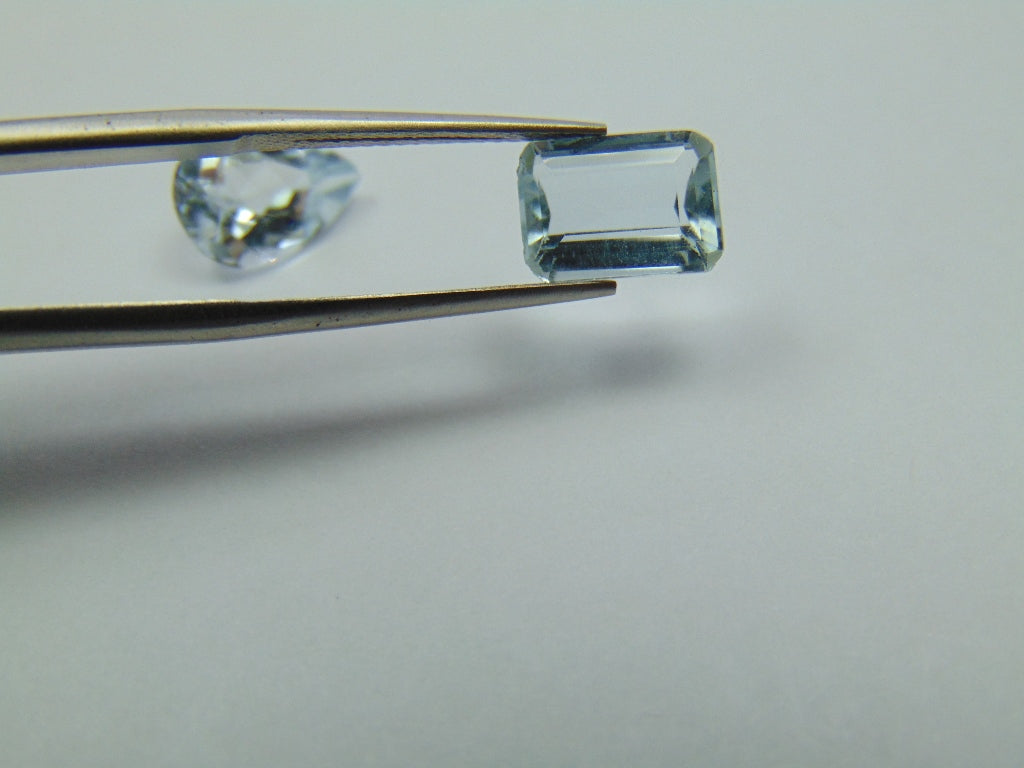 5.40ct Topaz 11x8mm 9x7mm