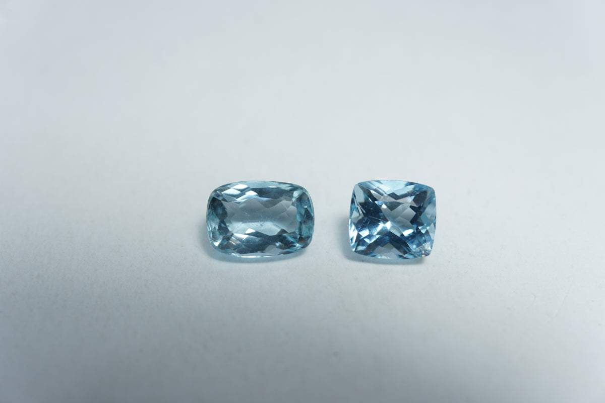 1.95ct Aquamarine 7x5mm / 6x5mm