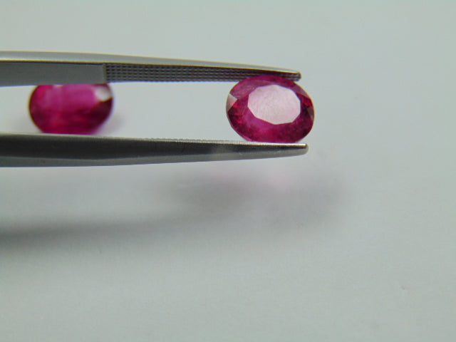 4.50ct Rubellite 10x8mm 8x7mm