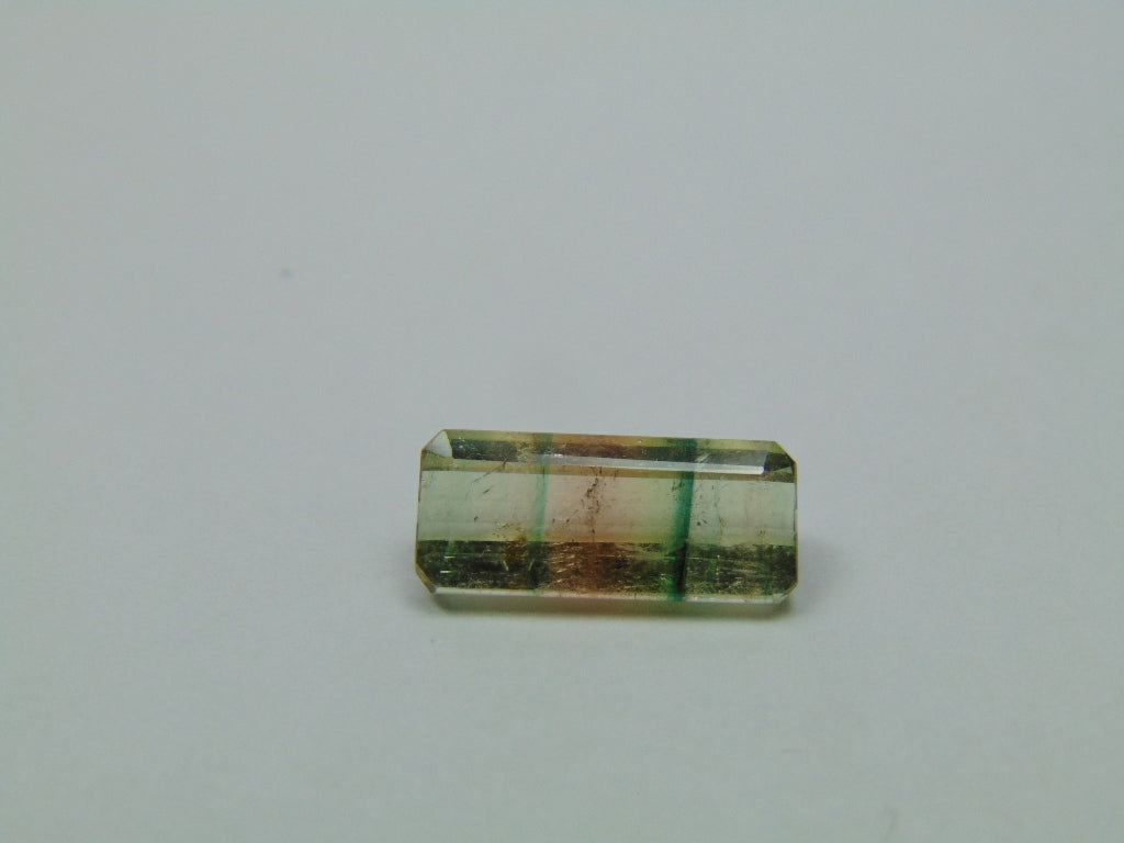 4.30ct Tourmaline Bicolor 15x7mm