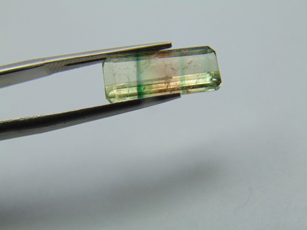 4.30ct Tourmaline Bicolor 15x7mm