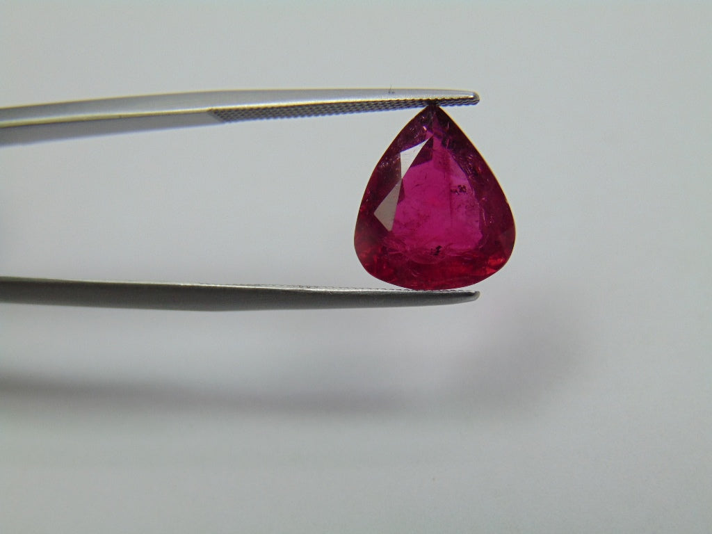 4.18ct Rubellite 12x11mm