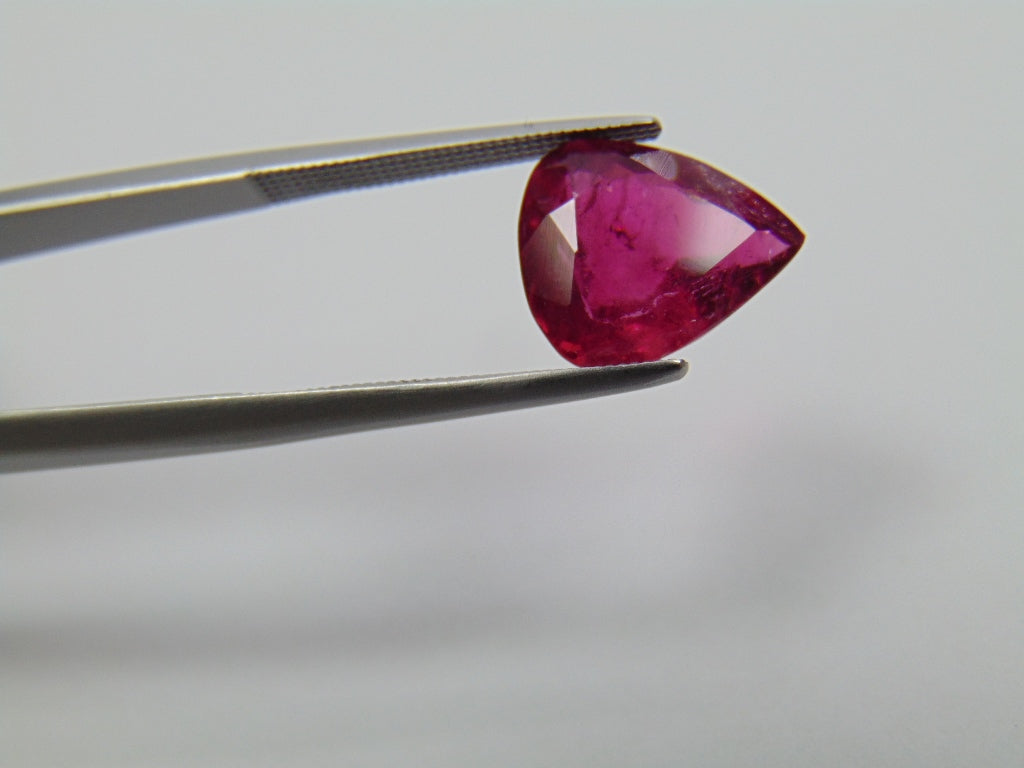 4.18ct Rubellite 12x11mm