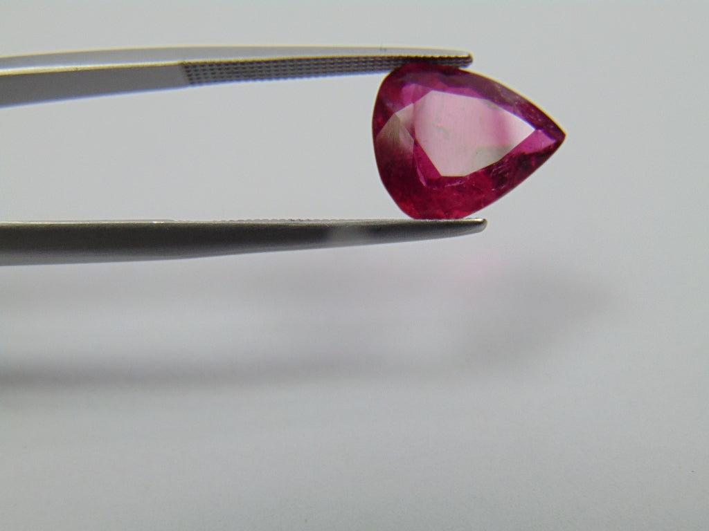 4.18ct Rubellite 12x11mm