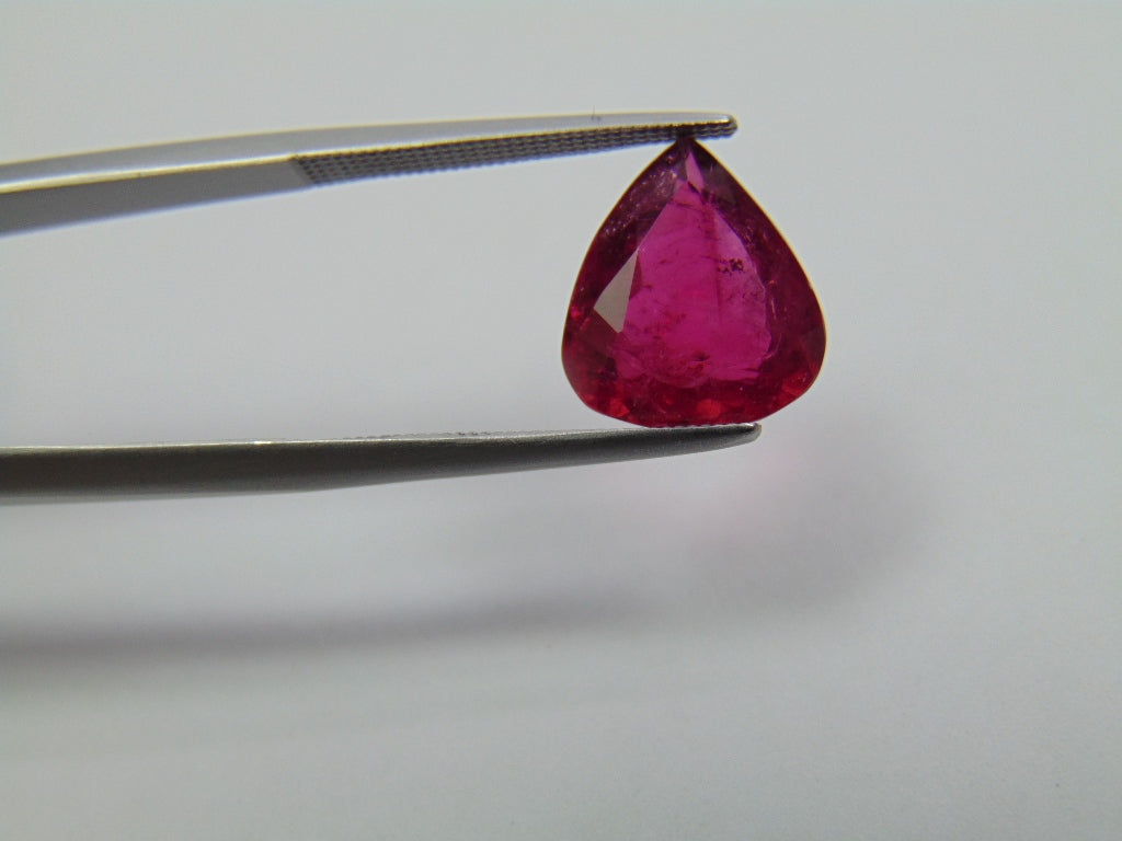 4.18ct Rubellite 12x11mm