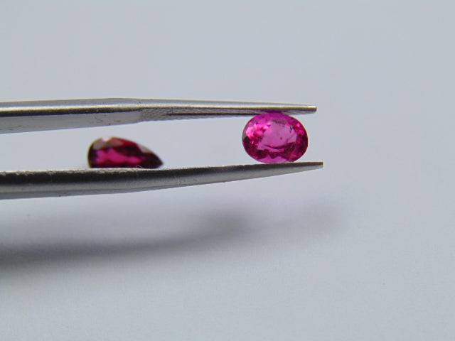 1.70ct Rubellite 9x5mm 6x5mm