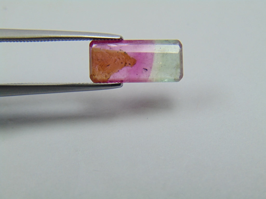 2.27ct Tourmaline Bicolor 13x6mm