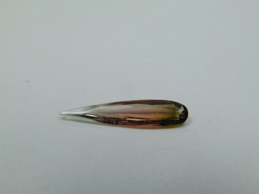 1.56ct Tourmaline Bicolor 21x4mm