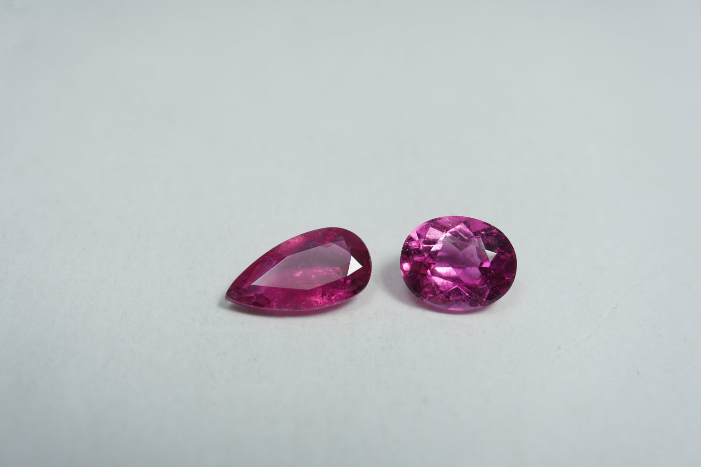 1.85ct Rubellites 9x5mm / 7x6mm