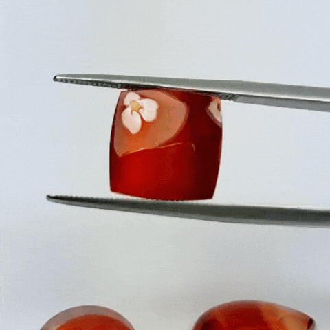 14.80ct Carnelian Cabochon 11mm 15x10mm