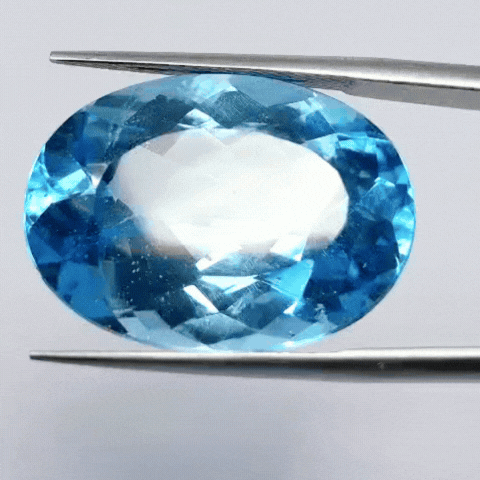 31.95ct Topaz Blue Swiss 22x16mm