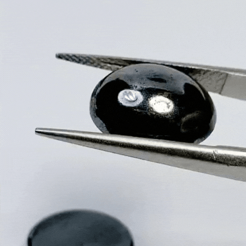 18.45ct Hematite Cabochon 12.5x11mm 13x11mm
