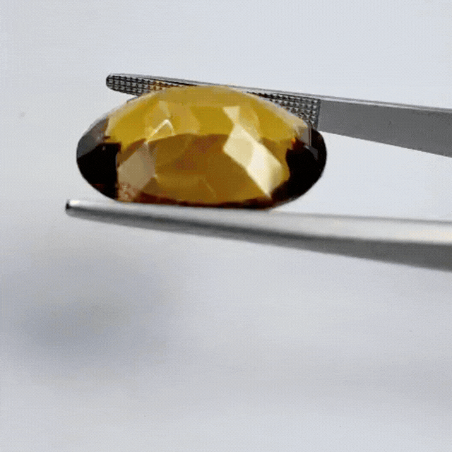 14ct Citrine 20x15mm